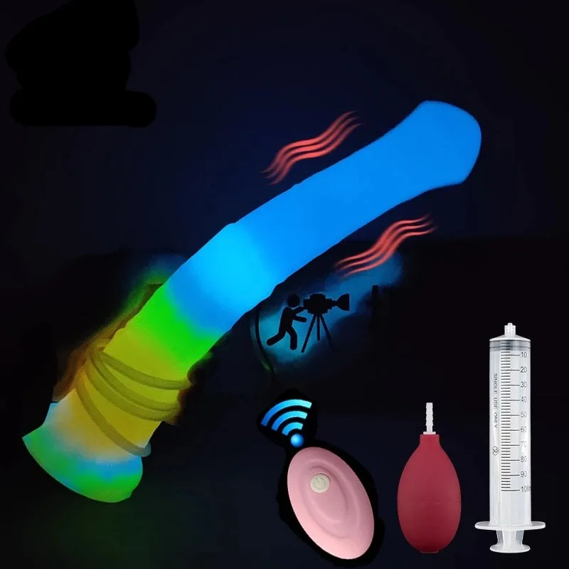 🐴 11-Inch Bael - Ejaculating Horse Vibrator with Luminous Function