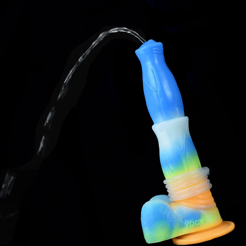 🐎 9.6-Inch CHIRON - Ejaculating Horse Vibrator with Luminous Function