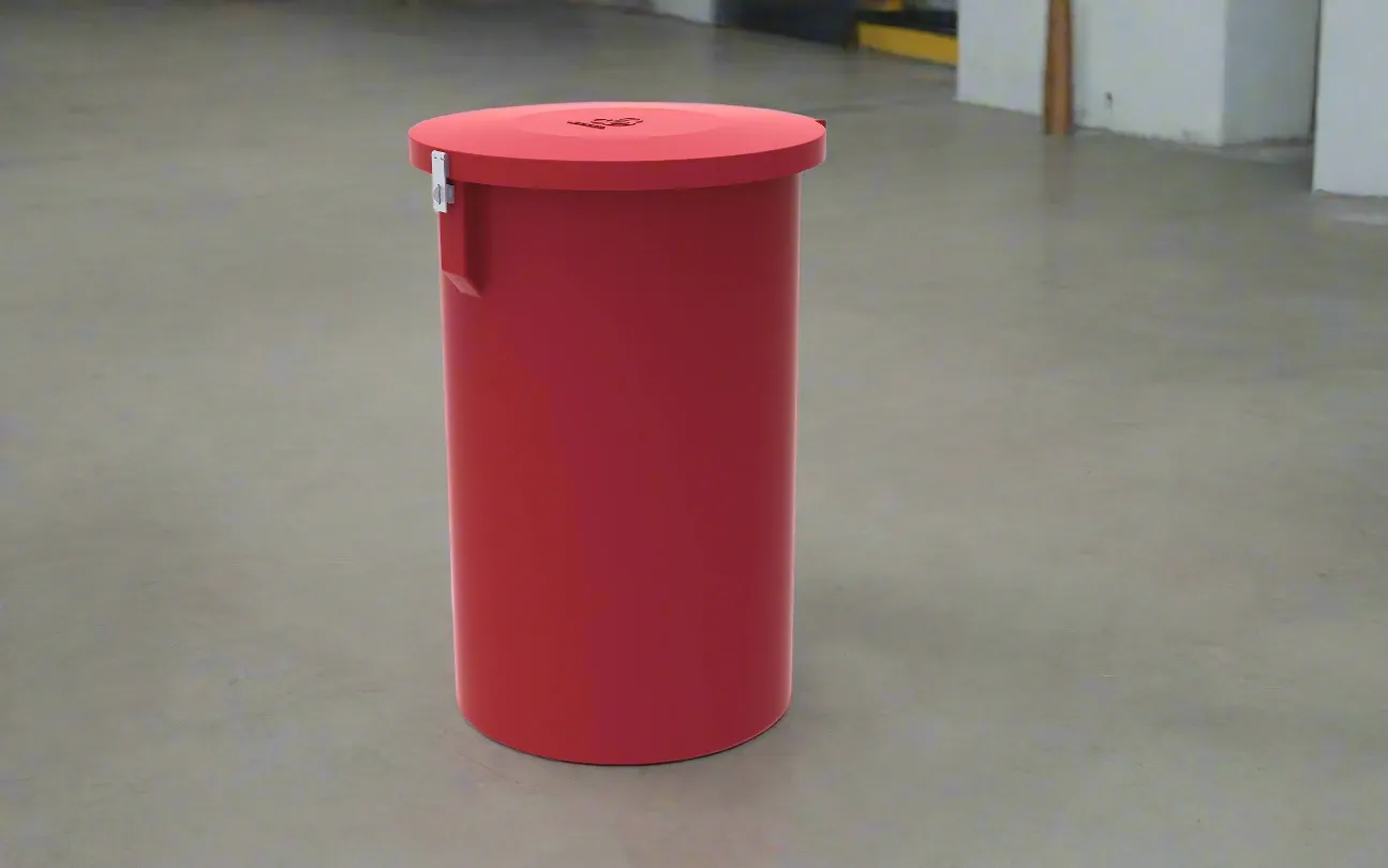 100L Round Medical/Hazardous Waste Bin