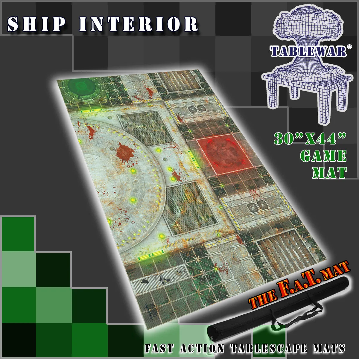 30x44" 'Ship Interior' F.A.T. Mat