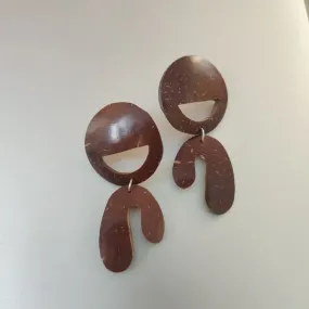 #4 - Coconut Shell Earrings