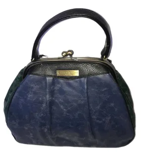 6003 Navy Distressed Leather