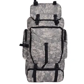 70L Large Camouflage Camping Trekking Backpack