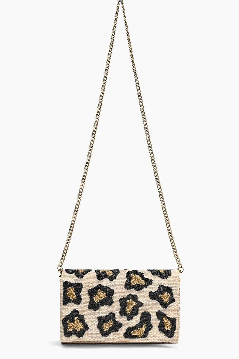 AB23-731 Luxe Leopard Clutch