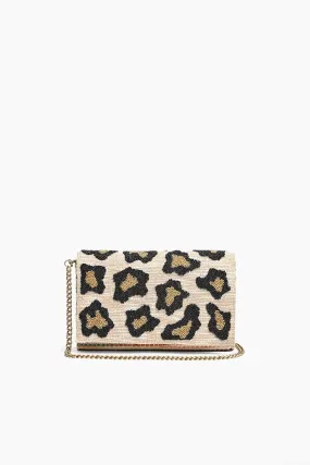 AB23-731 Luxe Leopard Clutch