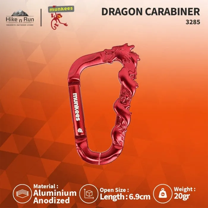 Aksesoris Carabiner Munkees 3285 3D Dragon Carabiner