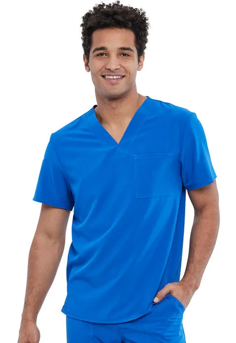 Allura by Cherokee Men's Tuckable V-Neck Scrub Top CKA689