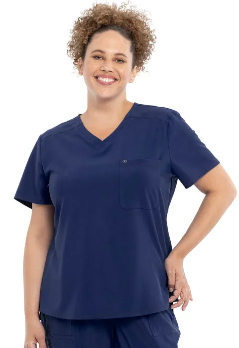 Allura by Cherokee Women's Tuckable V-Neck Scrub Top CKA690