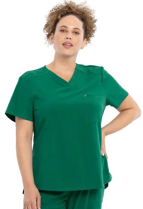 Allura by Cherokee Women's Tuckable V-Neck Scrub Top CKA690