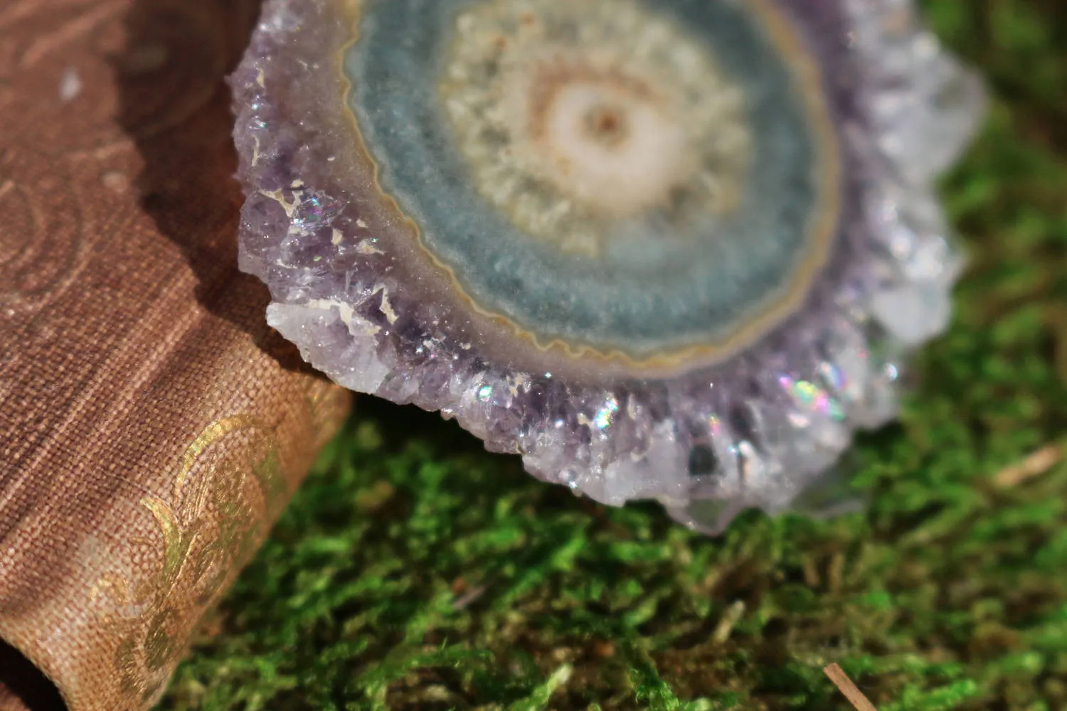 Amethyst Stalactite || Stalactite Slice || Crystal Flower || Amethyst Slice || Raw Amethyst || Druzy Stalactite || Agate Slice || Ornamental