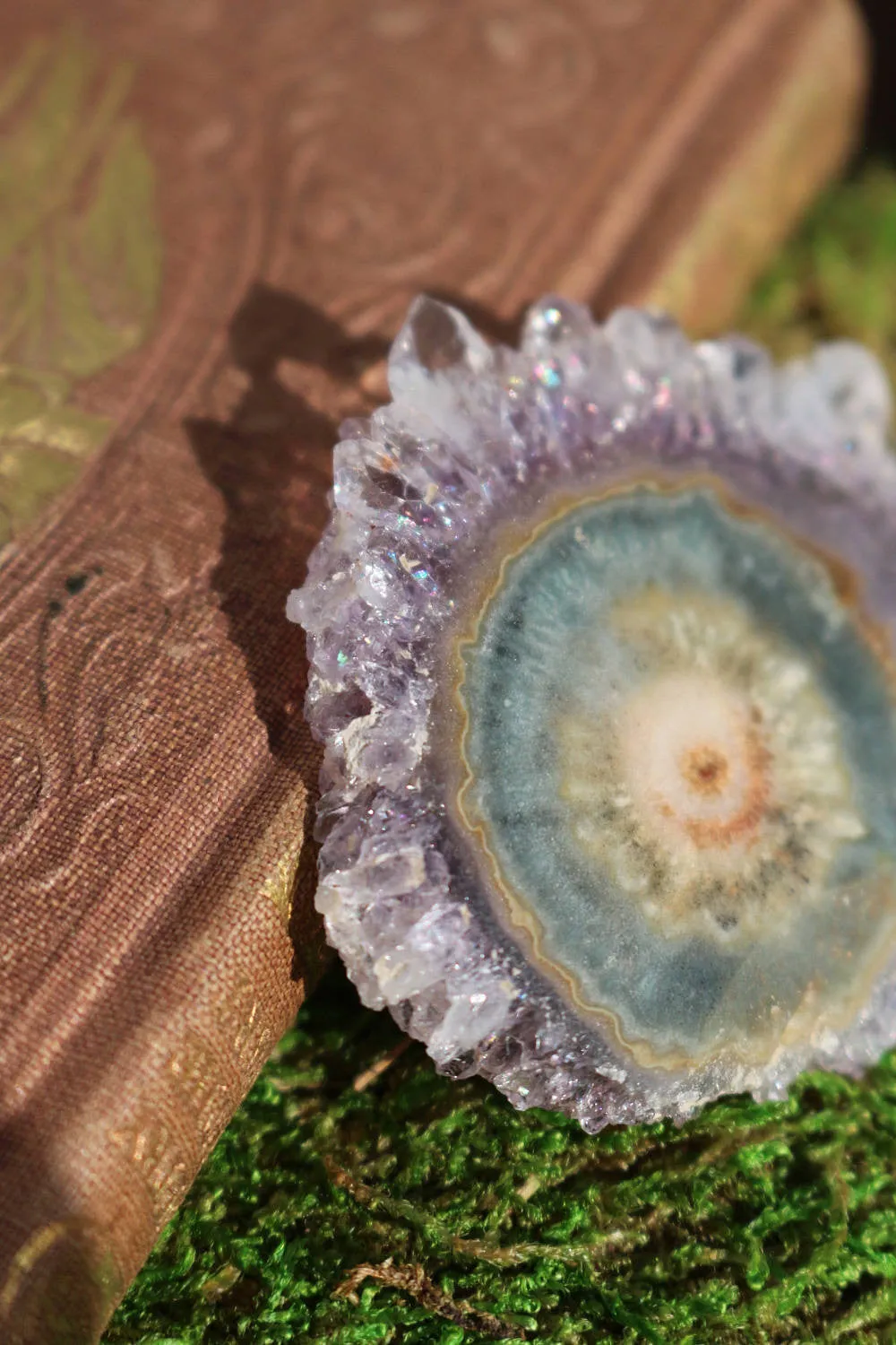 Amethyst Stalactite || Stalactite Slice || Crystal Flower || Amethyst Slice || Raw Amethyst || Druzy Stalactite || Agate Slice || Ornamental