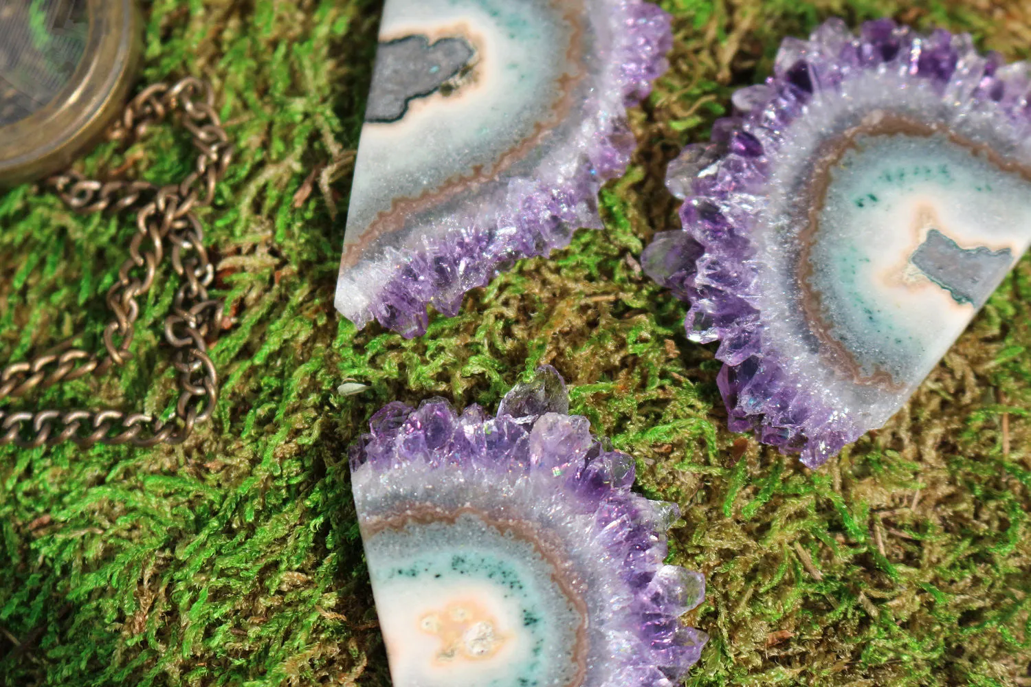 Amethyst Stalactite || Stalactite Slice || Crystal Flower || Amethyst Slice || Raw Amethyst || Druzy Stalactite || Agate Slice || Ornamental