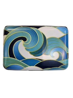 Armored Wallet  Enamel Waves 71637