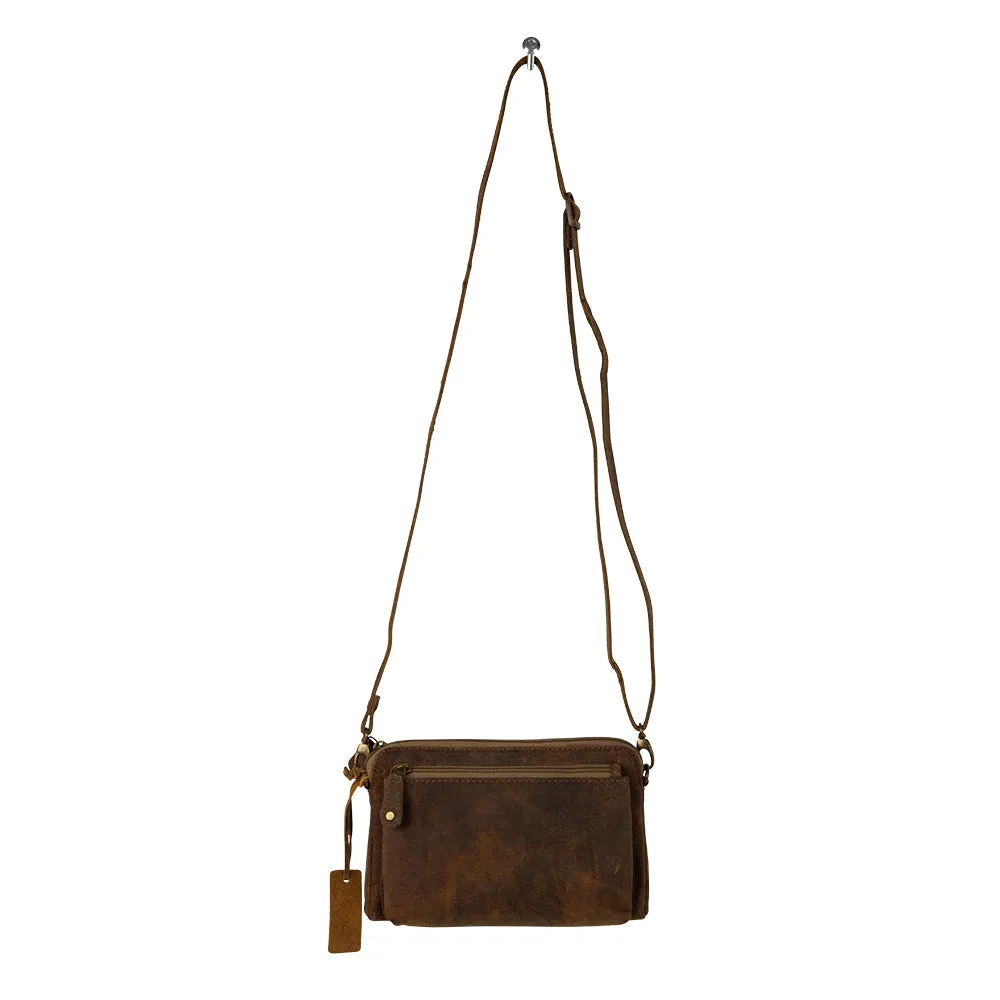 Auburn Montana Leather & Hairon Bag