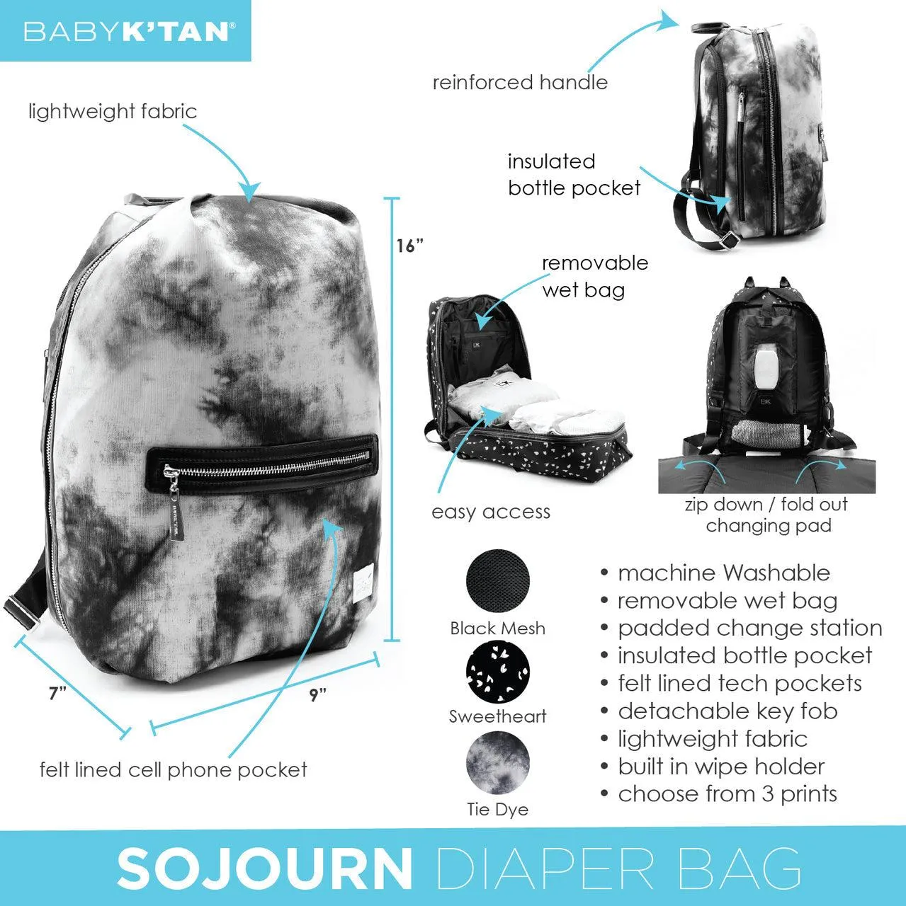 Baby K’tan Sojourn Backpack Diaper Bag