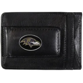 Baltimore Ravens Leather Cash & Cardholder