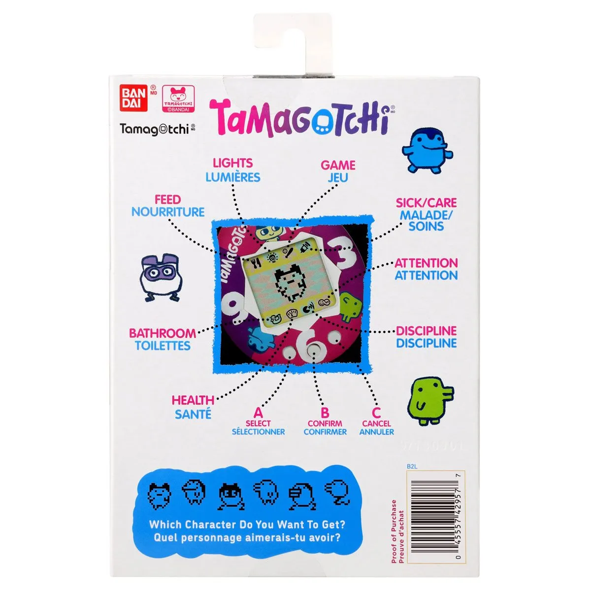 Bandai - The Original Tamagotchi (Gen 2) Memphis Style Portable Electronic Game (42957) LAST ONE!