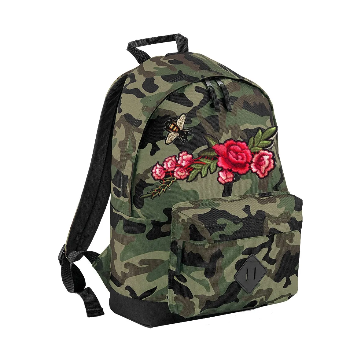 Bee and Rose Branch Midi Bag