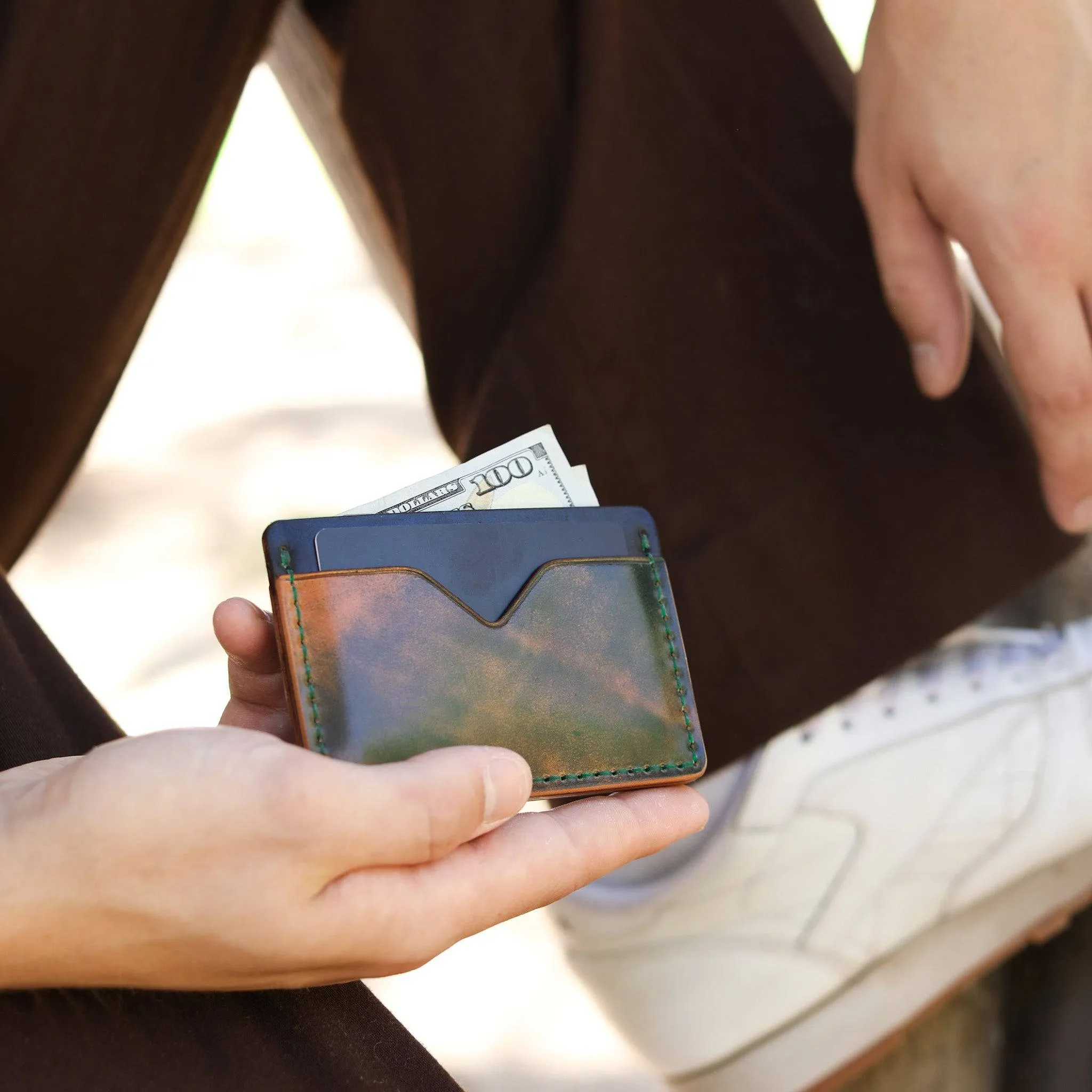 Bespoke Wallet - Dark Forest and Black