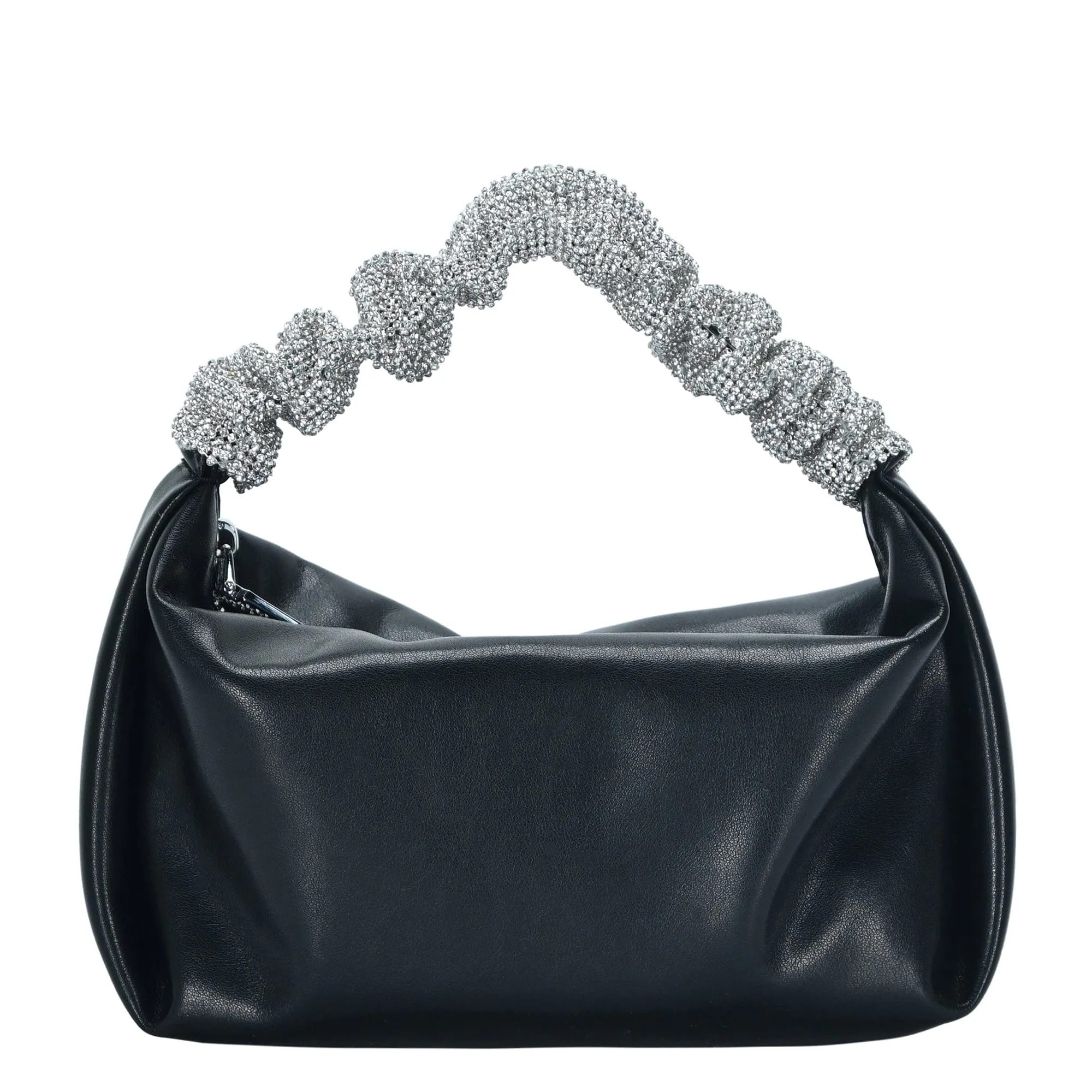 BGW5820 Natalia Rhinestone Scrunchie Handle Mini Bag