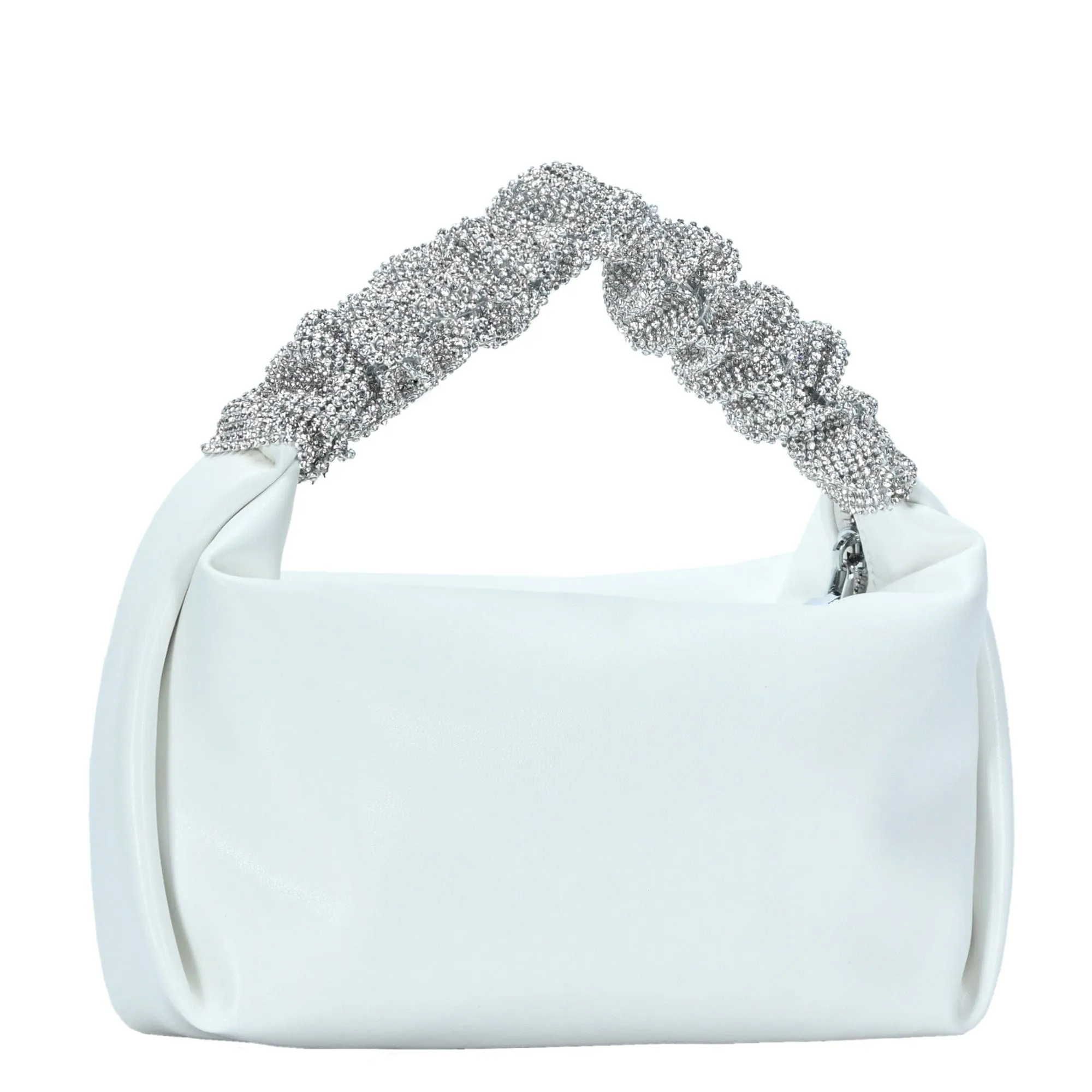 BGW5820 Natalia Rhinestone Scrunchie Handle Mini Bag