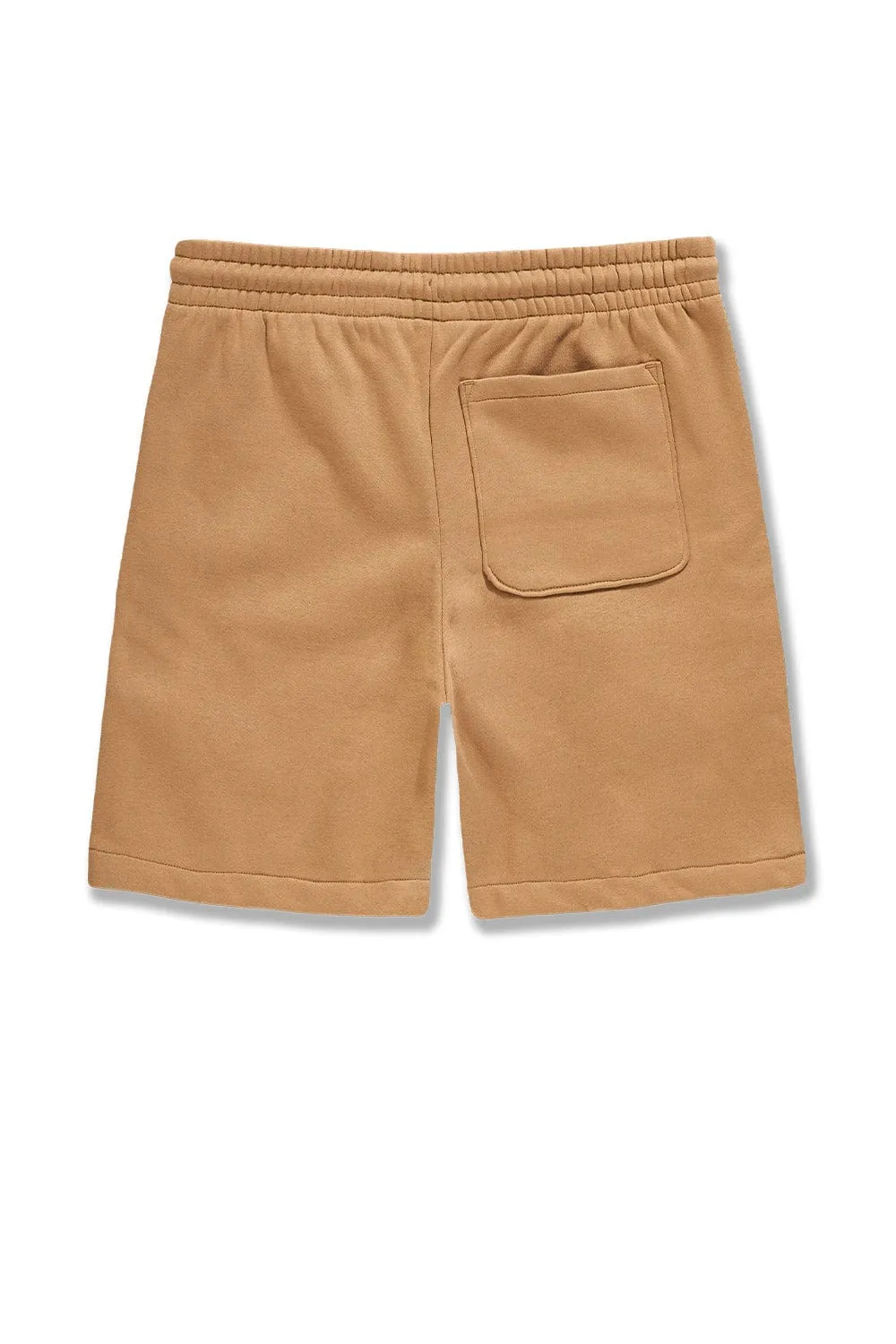 Big Men's Retro Paradise Tonal Shorts (Mocha)