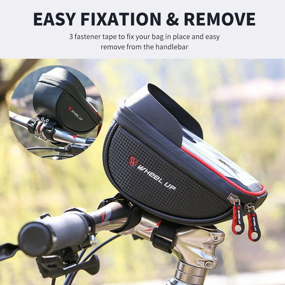 Bike Front Bag Bicycle Cycling Phone Holder Bike Touchscreen Phone Case MTB Bike Storage Bag Handlebar Phone Pack