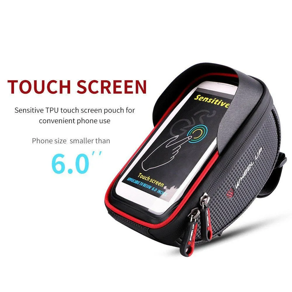 Bike Front Bag Bicycle Cycling Phone Holder Bike Touchscreen Phone Case MTB Bike Storage Bag Handlebar Phone Pack