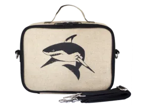 Black Shark Lunch Box - Raw Linen