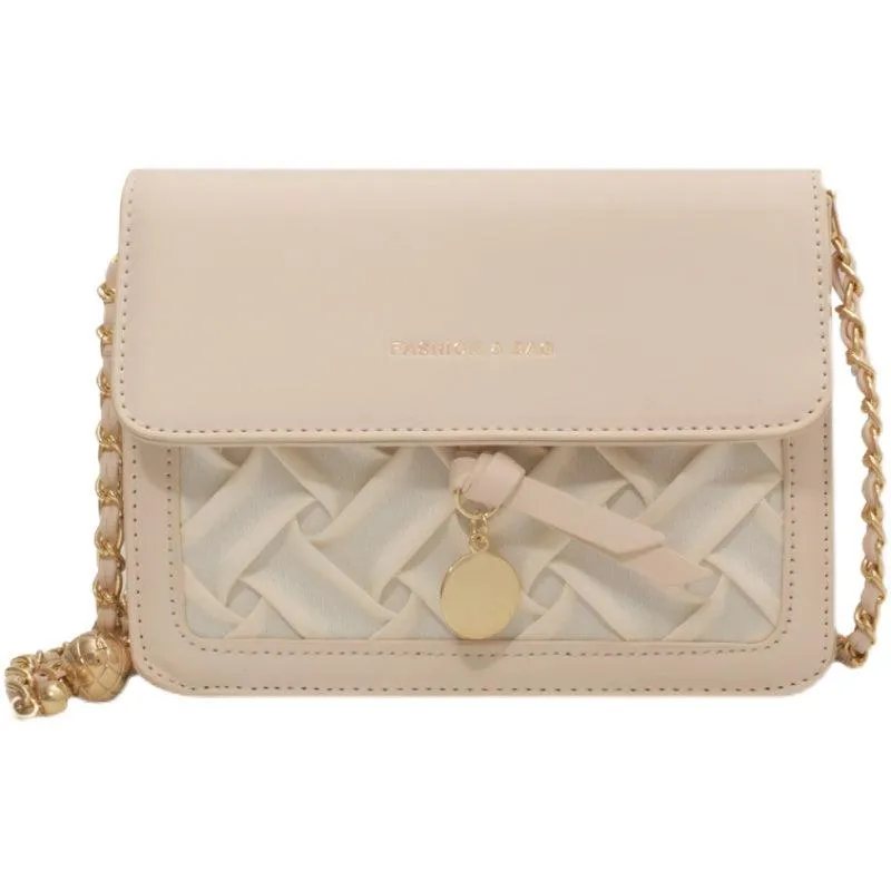 Braided Flap Bag