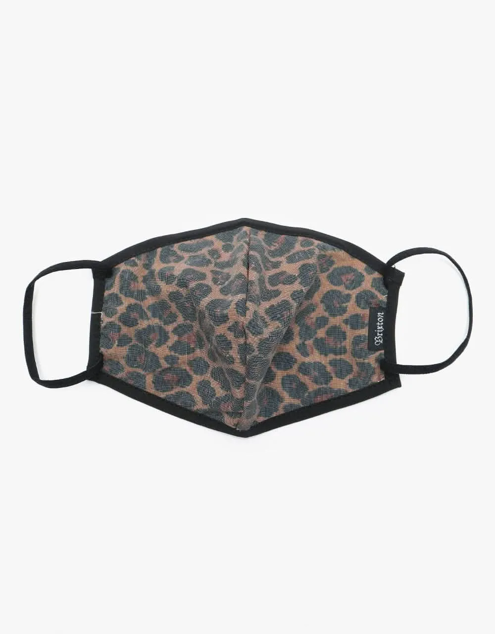 Brixton Antimicrobial Face Mask - Leopard