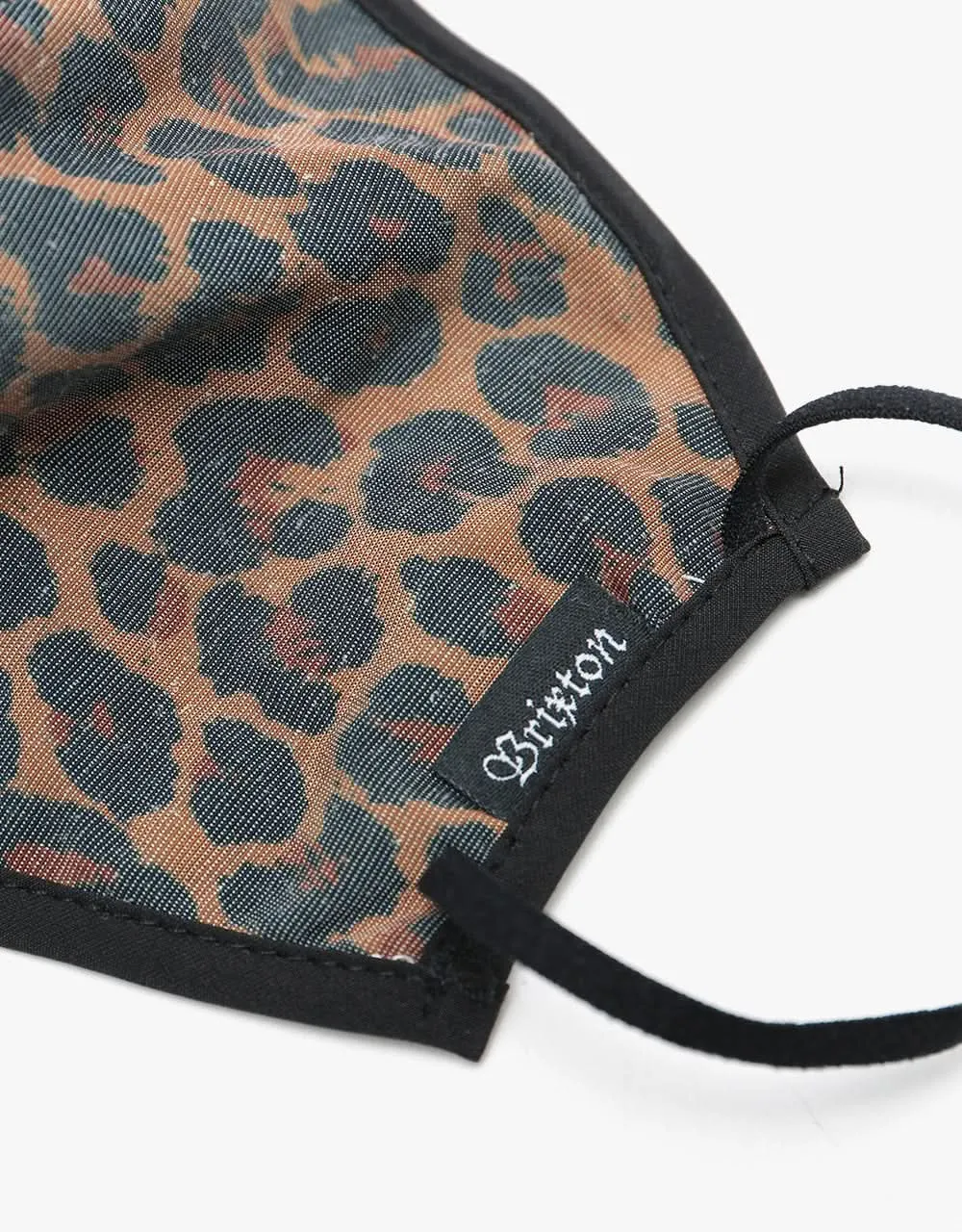 Brixton Antimicrobial Face Mask - Leopard