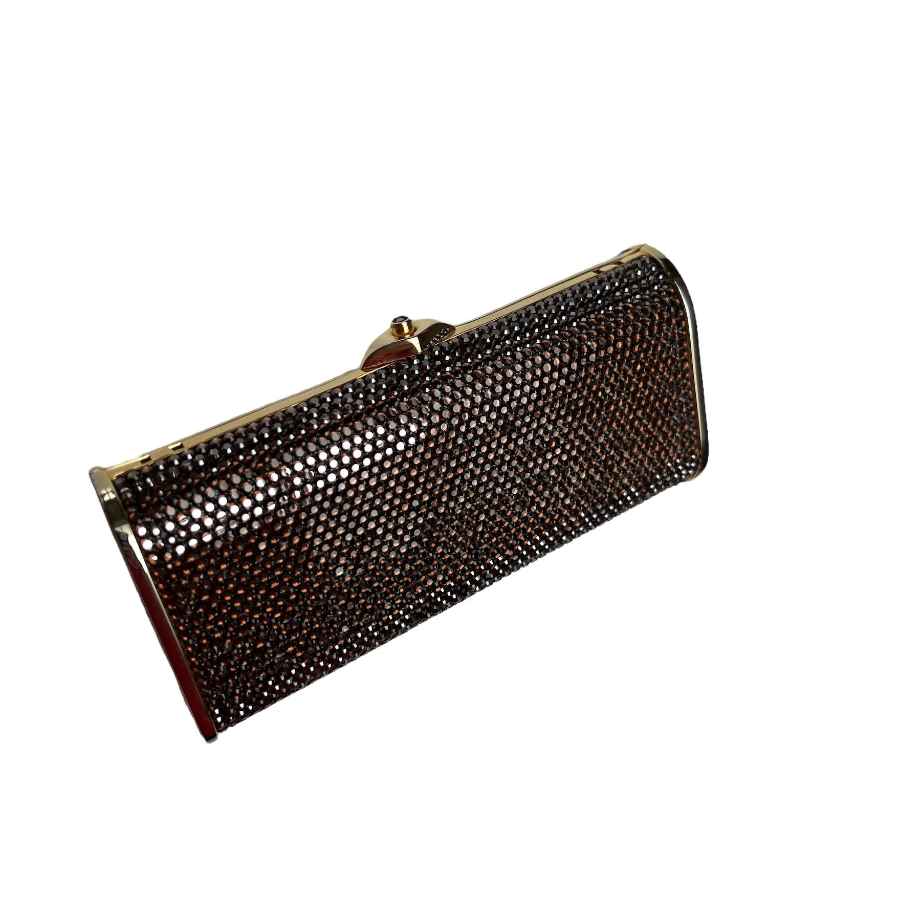 Bronze Crystal Clutch