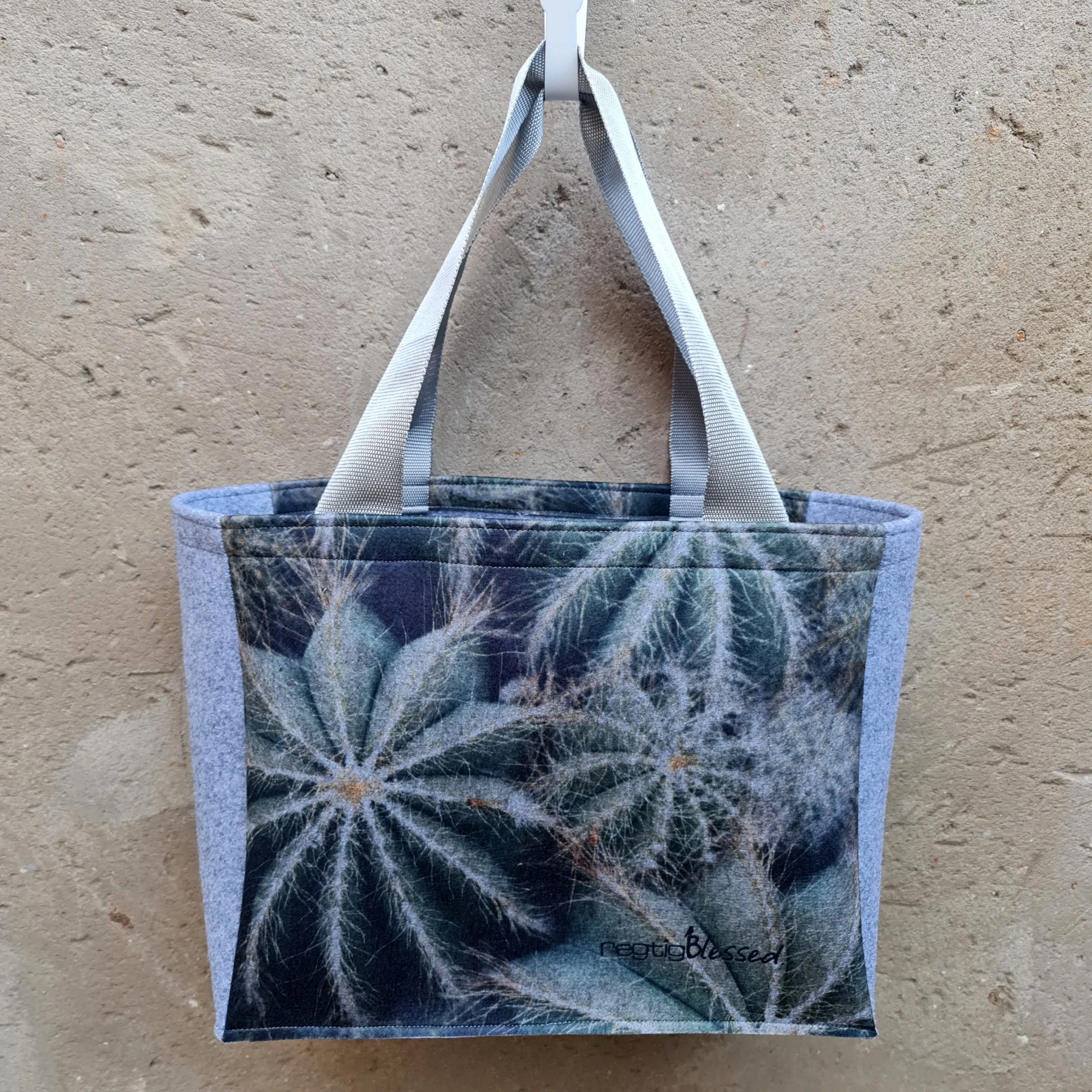 Cactus Collection - Recycled Felt Teacher Bag