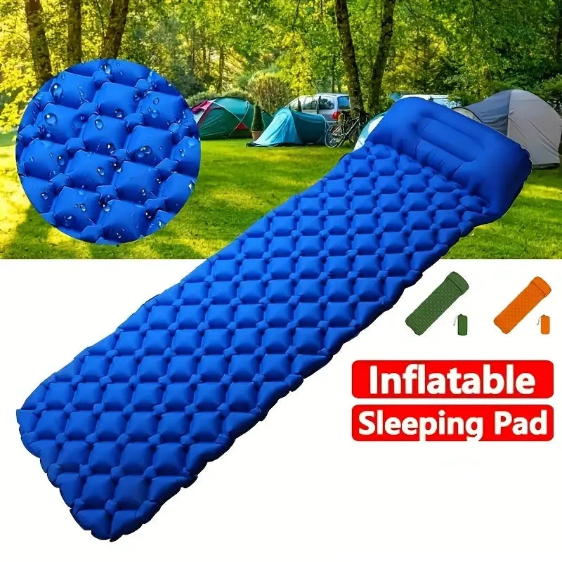 Camping Inflatable Sleeping Pad ORANGE