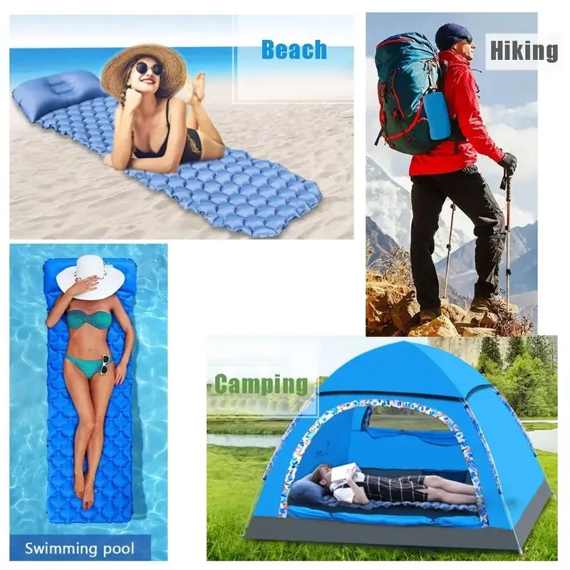 Camping Inflatable Sleeping Pad ORANGE