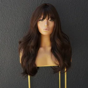 CAPRI Dark Brown Fringe Wig