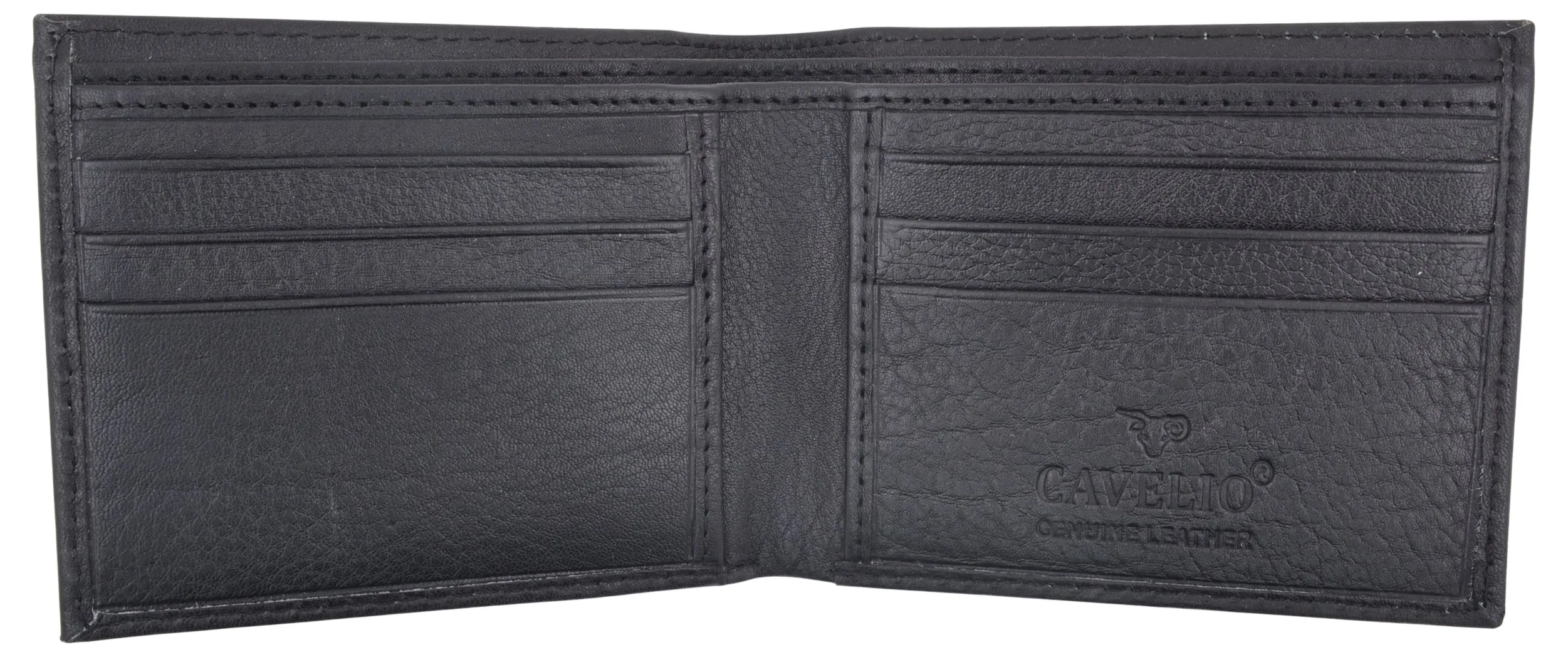 Cavelio Premium Leather Men's Slim Thin Classic Bifold Wallet 401158