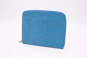 Chanel Clutch in Blue Caviar Leather