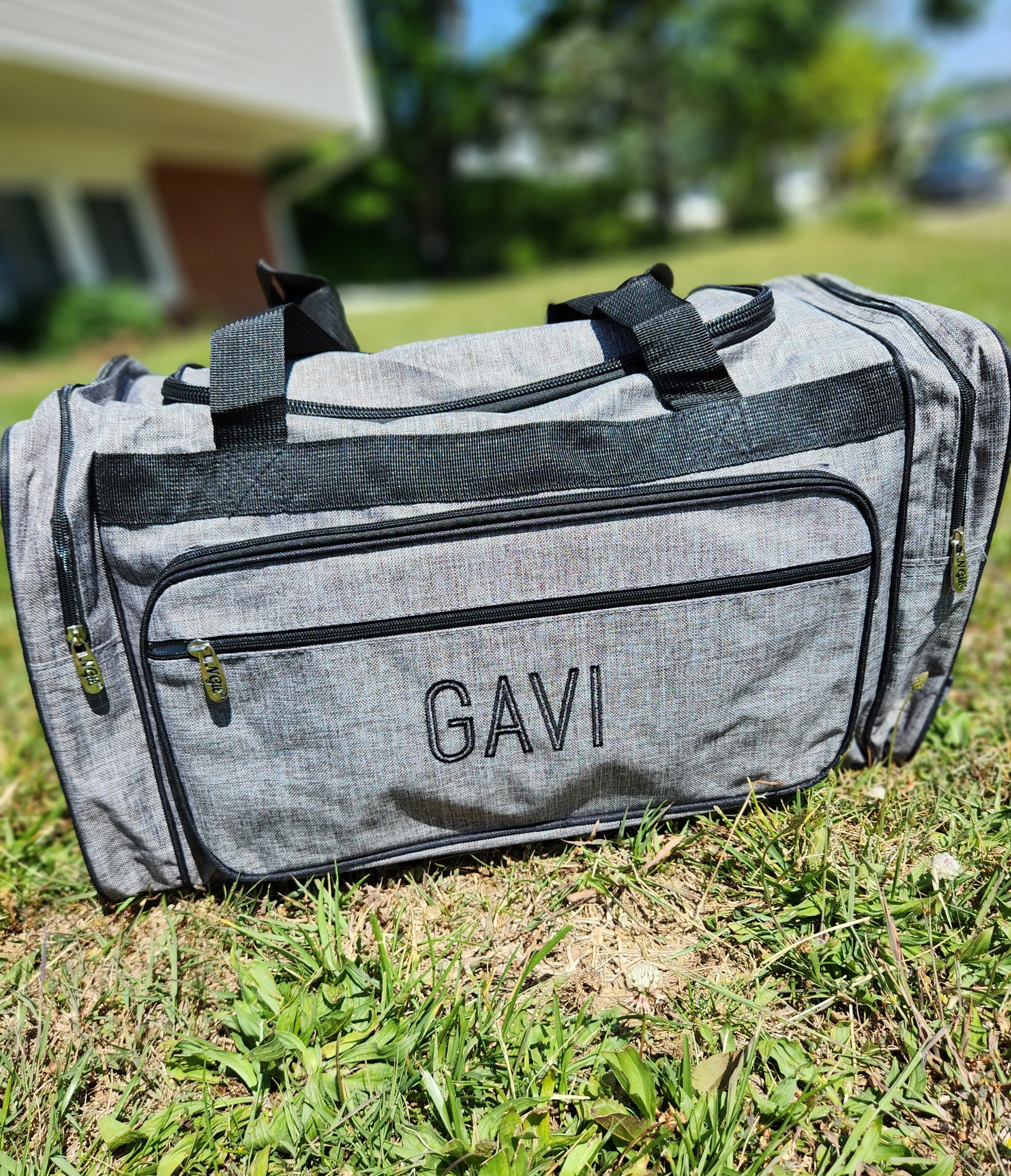 Charcoal Duffle Bag 23"