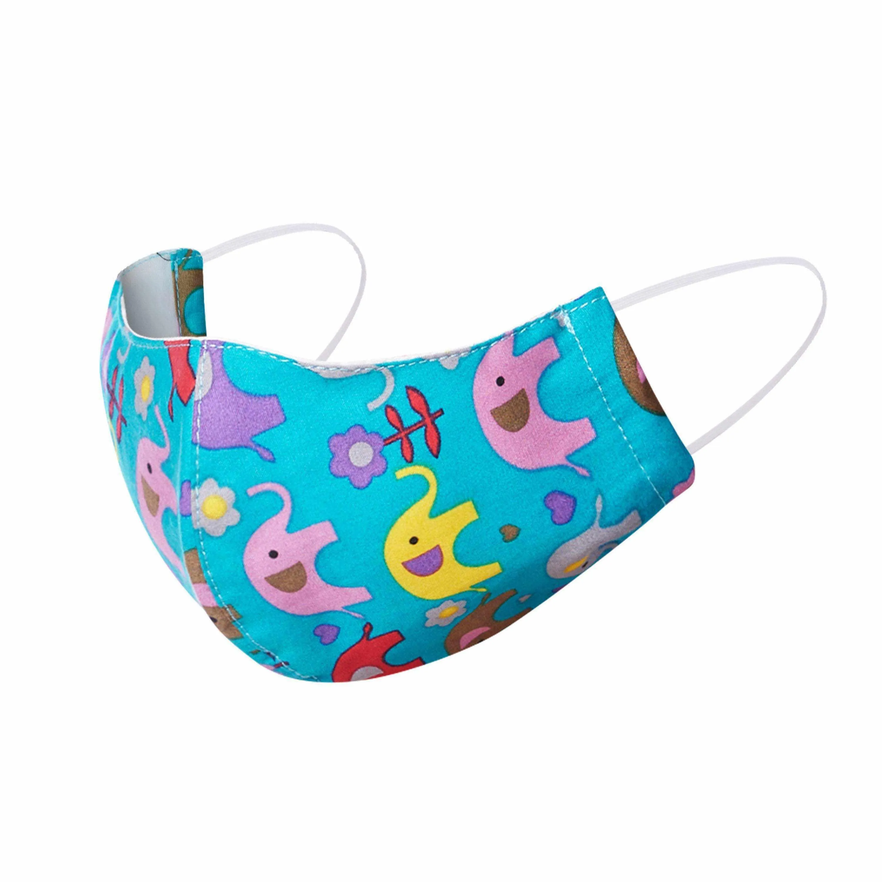 Child 9-12 Years Old Reusable Face Mask with Filter Pocket 100% Cotton - Thailand