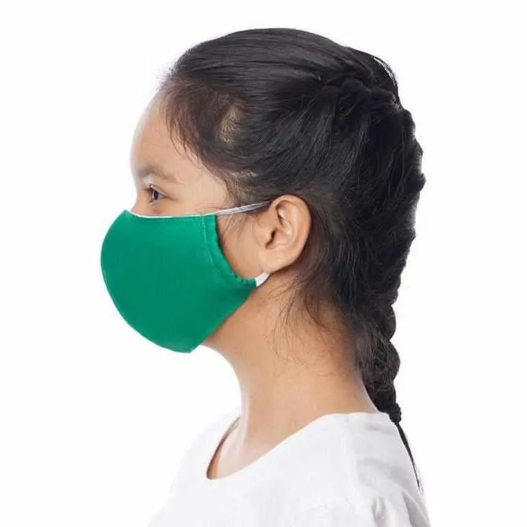 Child 9-12 Years Old Reusable Face Mask with Filter Pocket 100% Cotton - Thailand