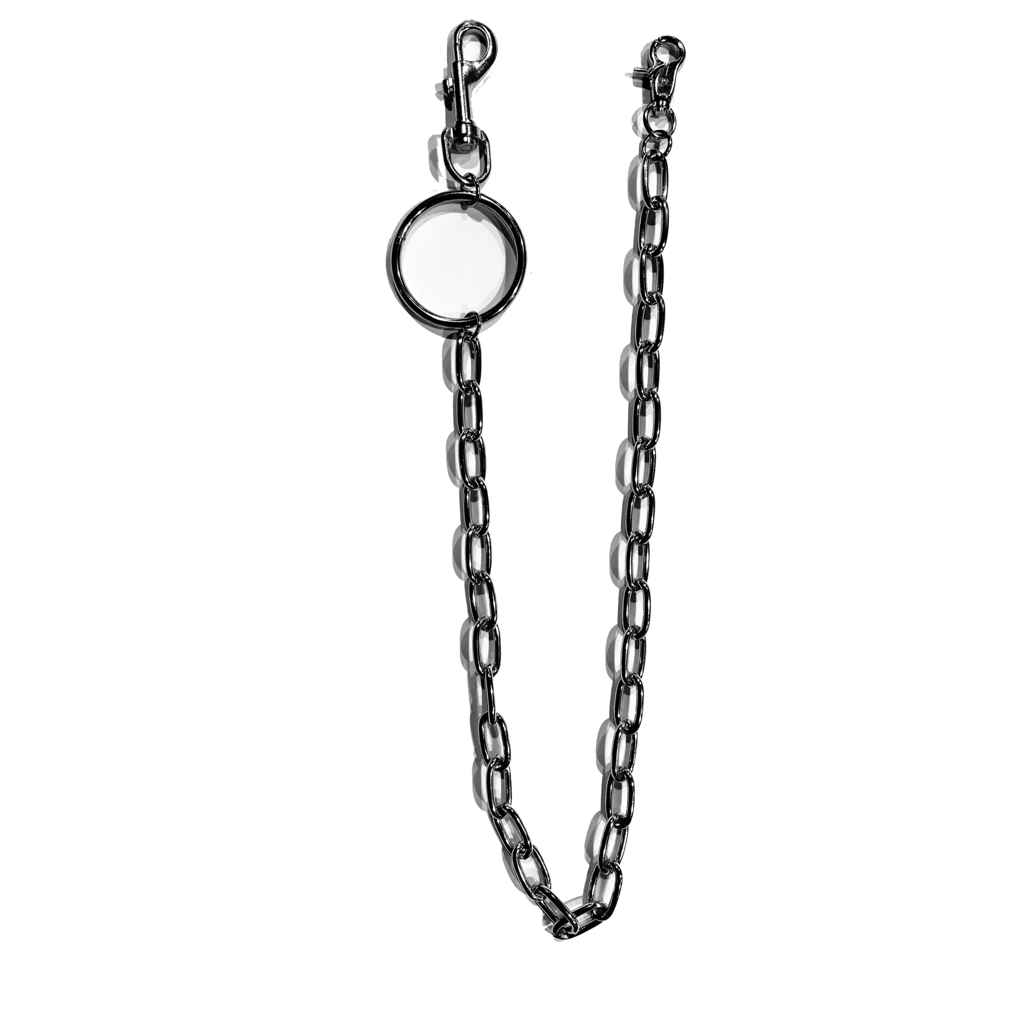 Chrome Heavy Link Wallet Chain 26"