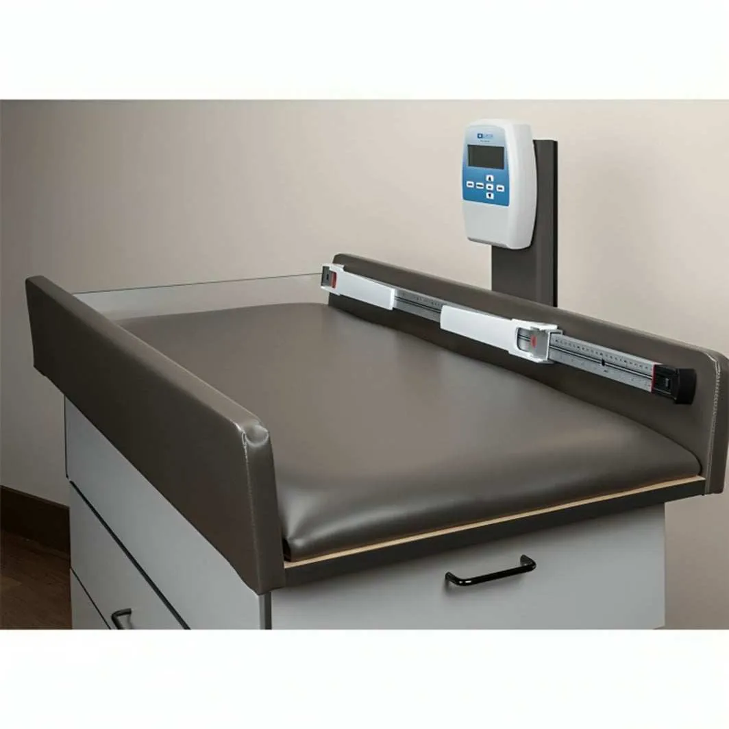 Clinton Select Series Pediatric Scale and Treatment Table with Drawer and Cabinets Option