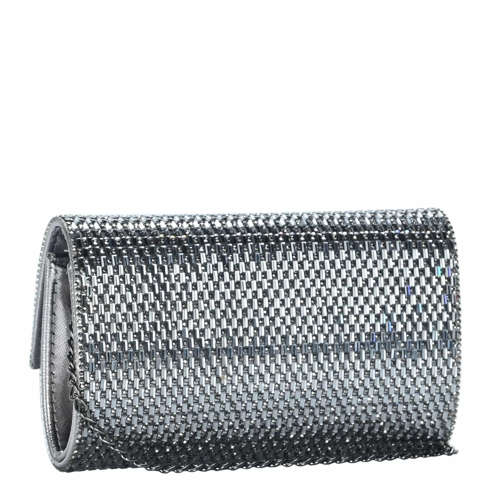 CLR88219 Amy Mosaic Mirror Party Clutch