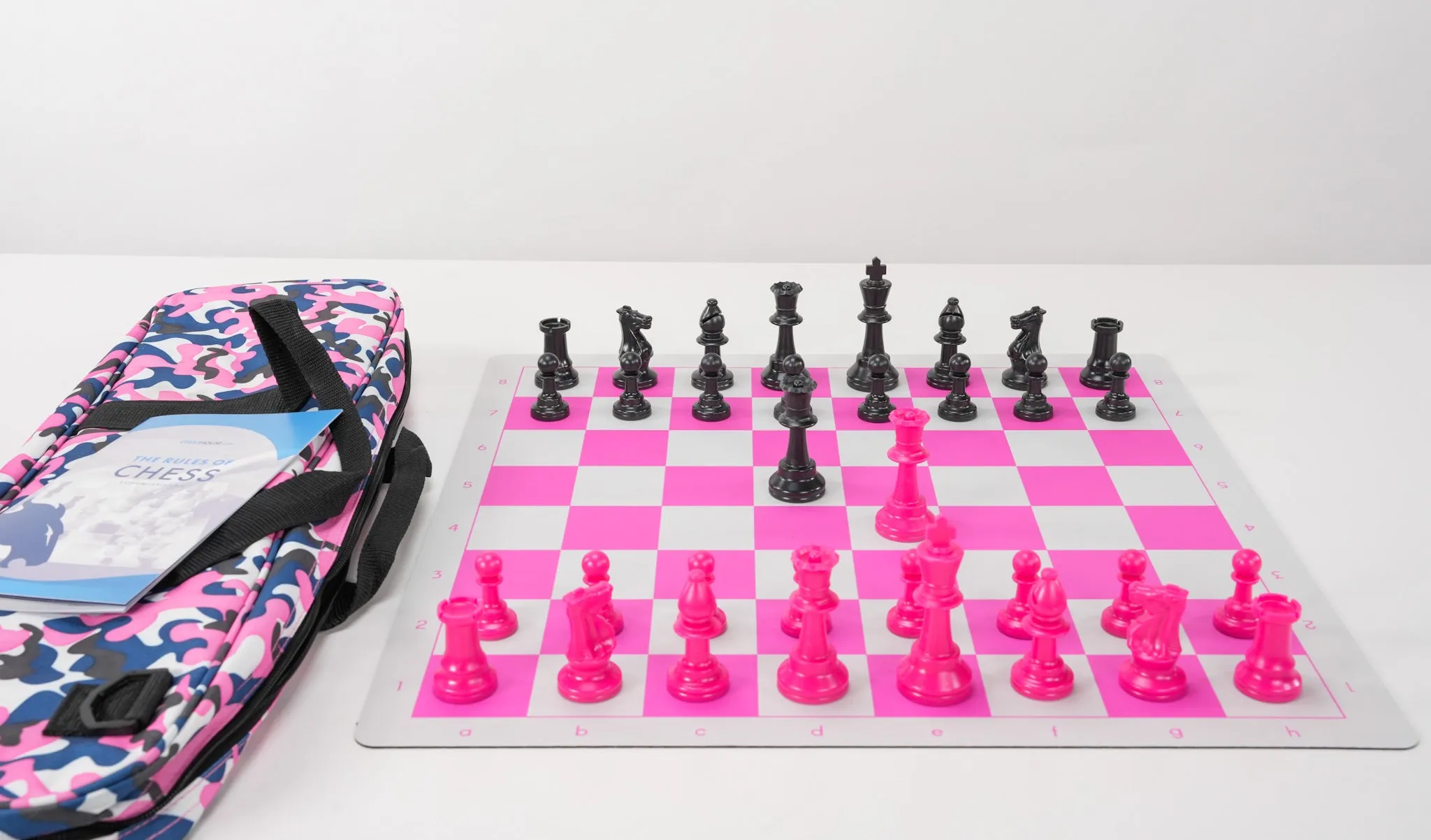 Club Chess Set Color Combo 3 - Pink Camo