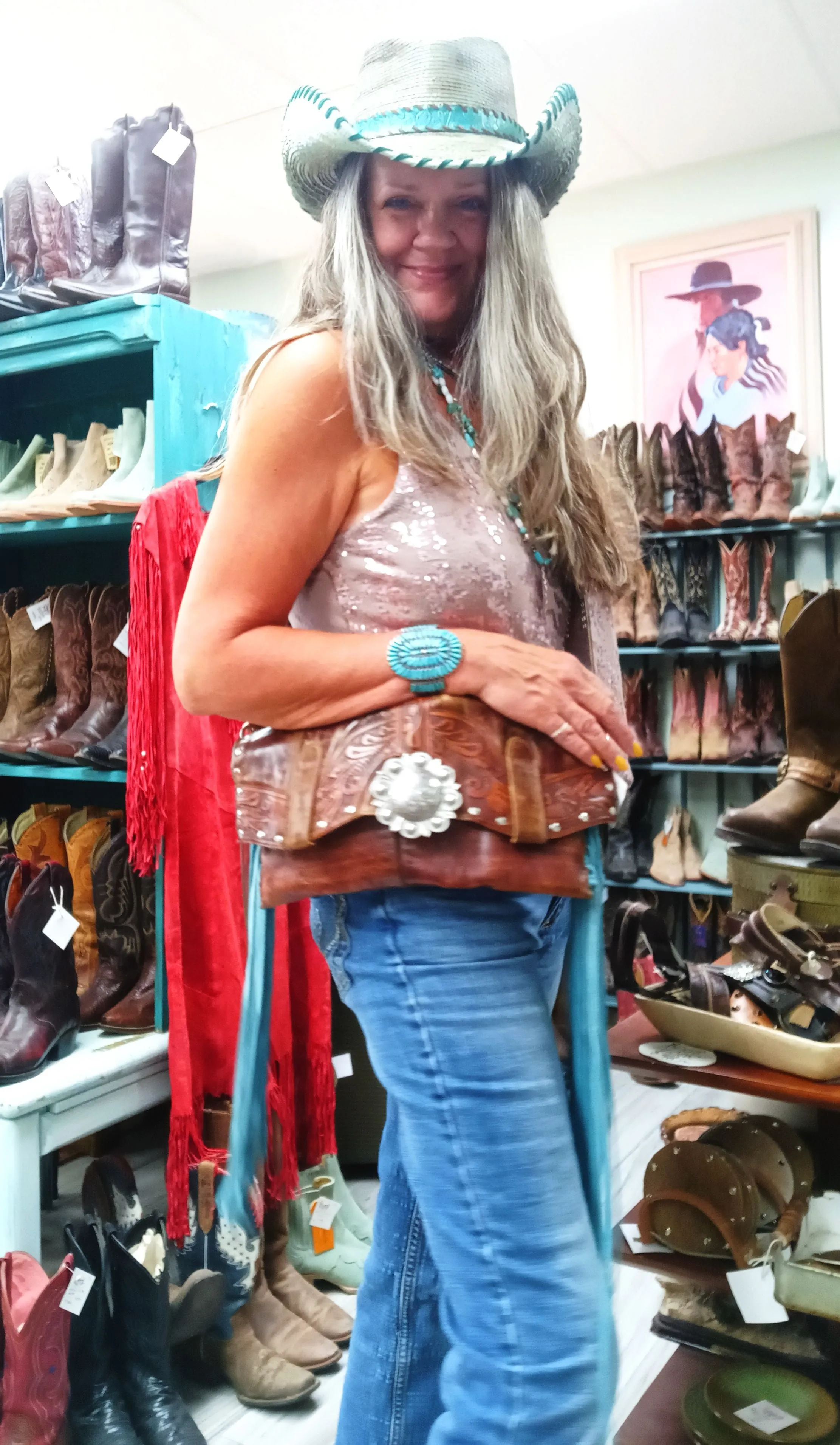 Clutch Cowboy Boot Purse CL04