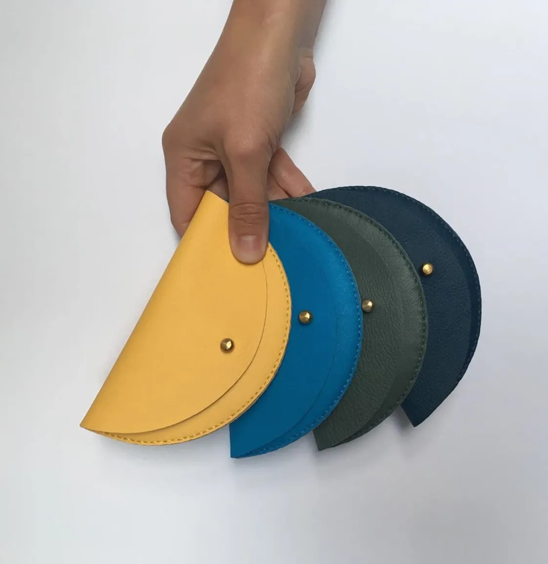 Colette Grande Coin Purse | Leather & Suede | Various Colours | by Jude Gove