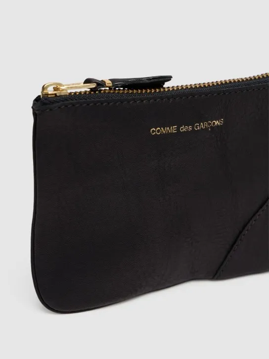 Comme des Garçons Wallet   Washed zip wallet 