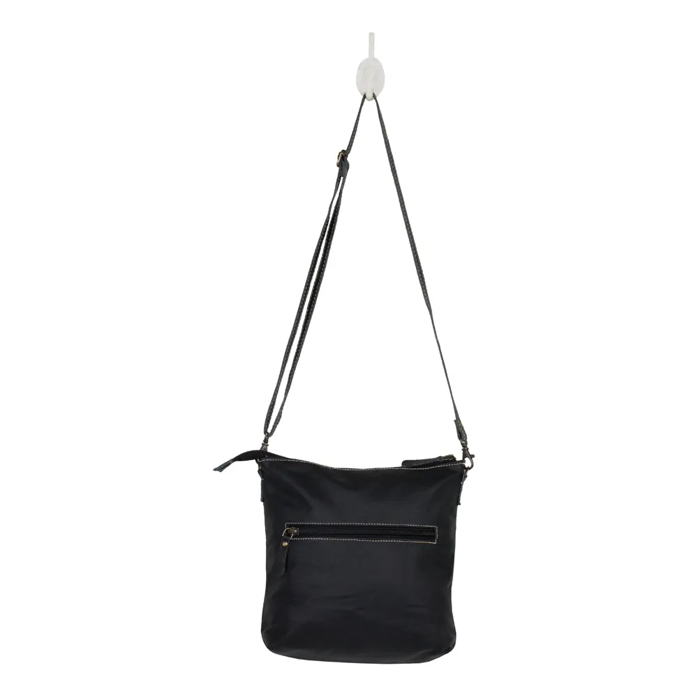 COMPOSE LEATHER AND HAIRON BAG